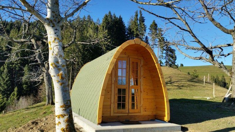 Camping Pod-Deluxe 240cm x 550cm inkl.100mm Isolierung, Campinghaus